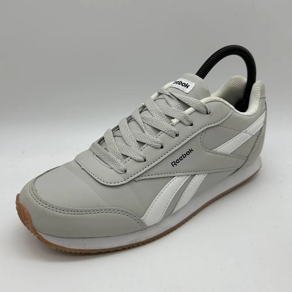 Reebok Shoes Mens Size 6 Classic Nylon 119598 Gray White Retro Sneakers Gum Sole